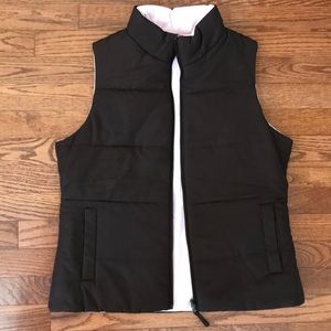 Brown/ Light Pink Reversible Vest